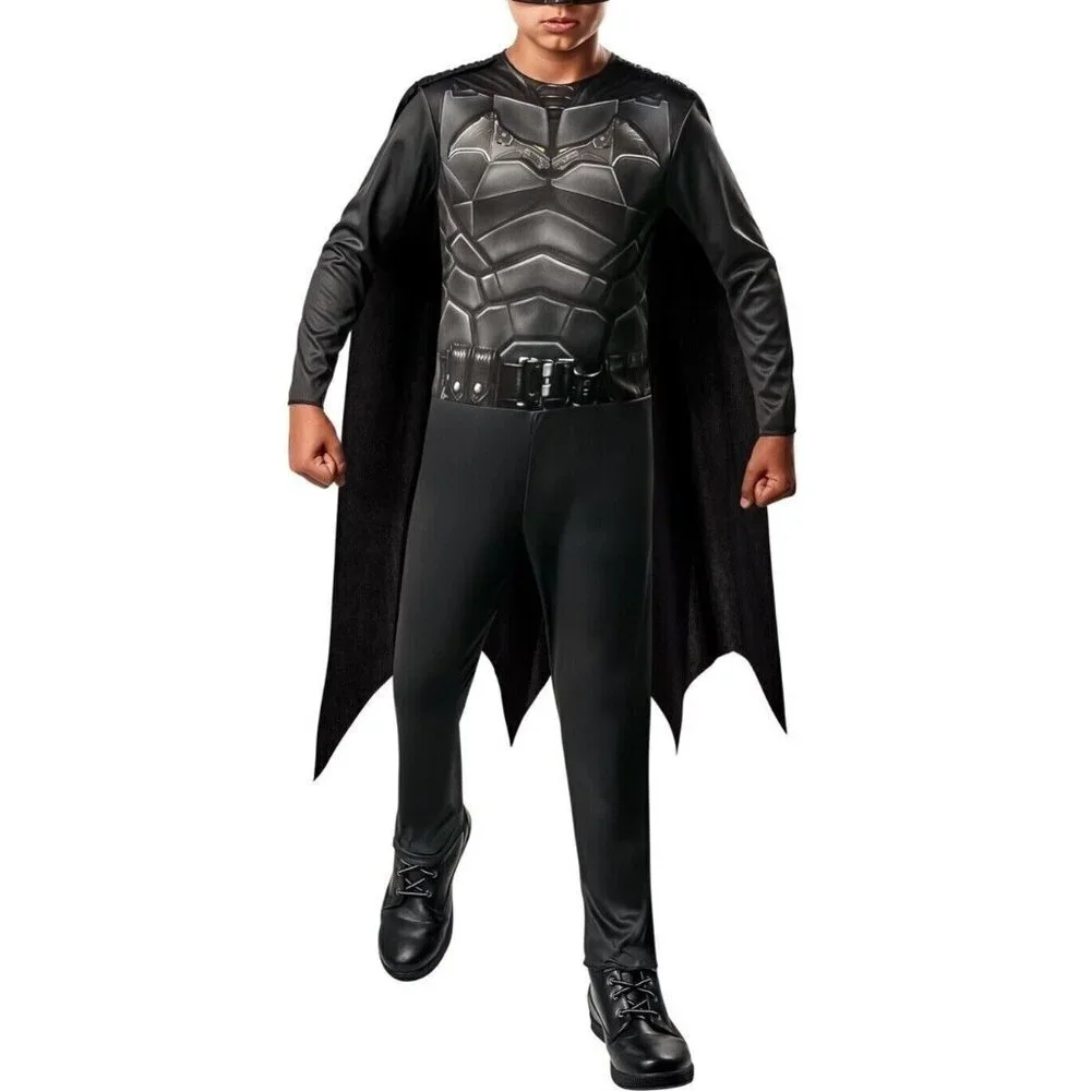 NEW The Batman Halloween Costume DC Rubies Boys Small 6/7 MASK NOT INCLUDED
